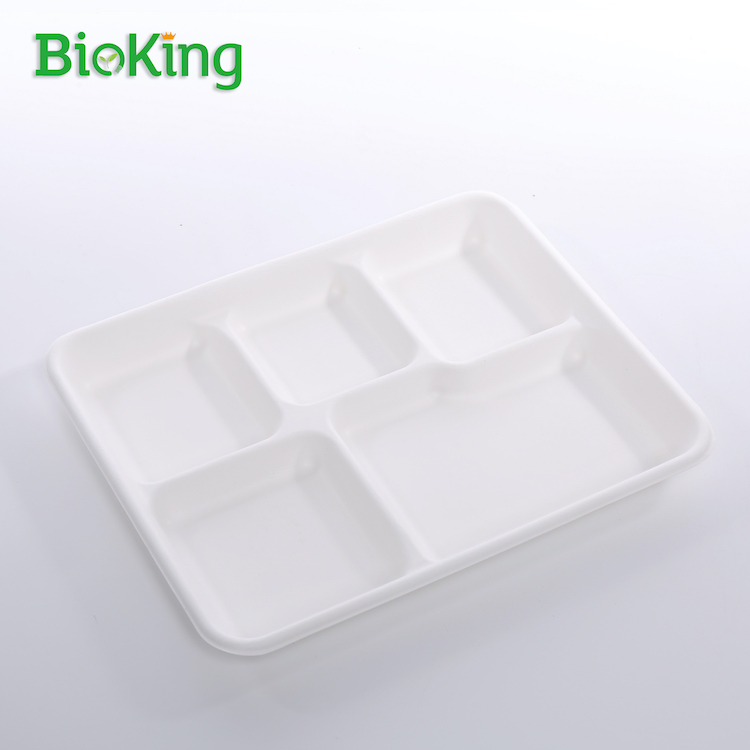 5-Compartment Rectangle Tray